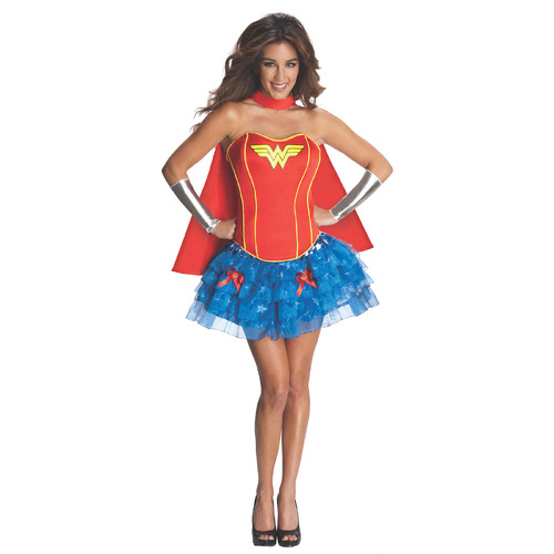 Dc Comics Wonder Woman Secret Wishes Womens Dress Up Costume - Size Xs