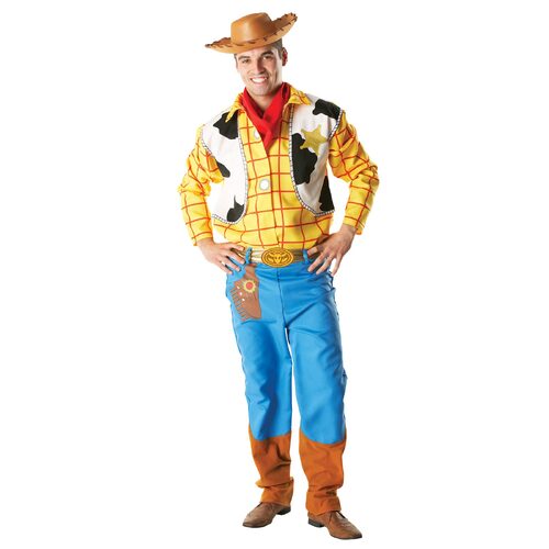 Disney Pixar Woody Deluxe Adult Dress Up Costume - Size Standard
