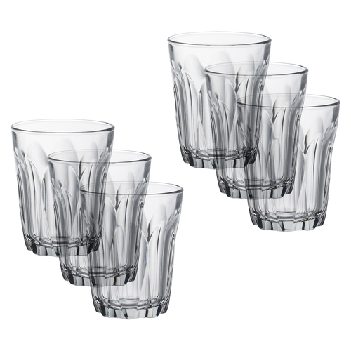 6pc Duralex Provence Clear Glass Tumbler Set 160ml