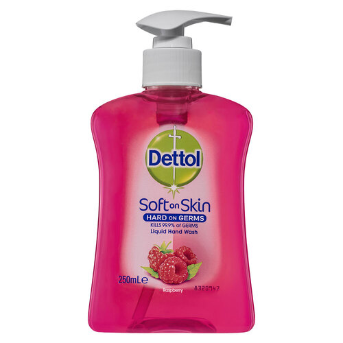 Dettol 250ml Soft on Skin Liquid Hand Wash - Raspberry