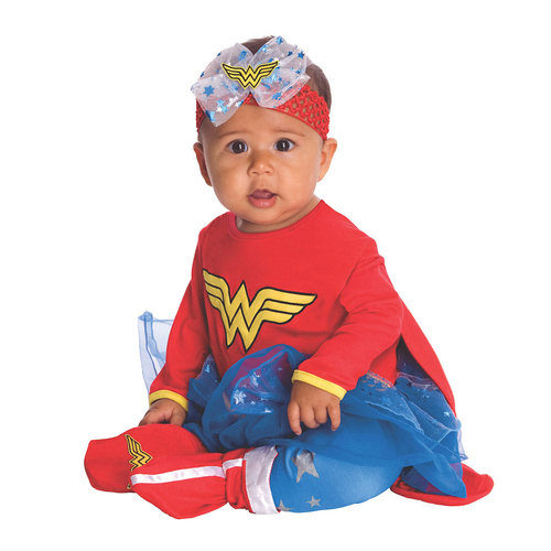 DC Comics Wonder Woman Onesie Baby/Toddler Costume Size 6-12m