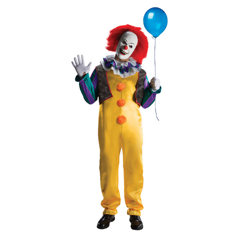Marvel Pennywise Movie 1 Deluxe Mens Dress Up Costume - Size Teen