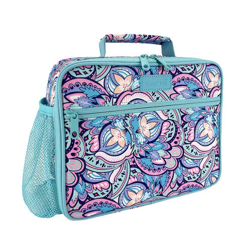 Sachi Style 321 Insulated Crew Lunch Bag W/ Bottle Holder Pastel Vibes
