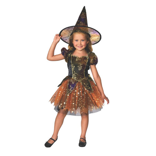 Rubies Elegant Witch Child Girls Dress Up Costume - Size M
