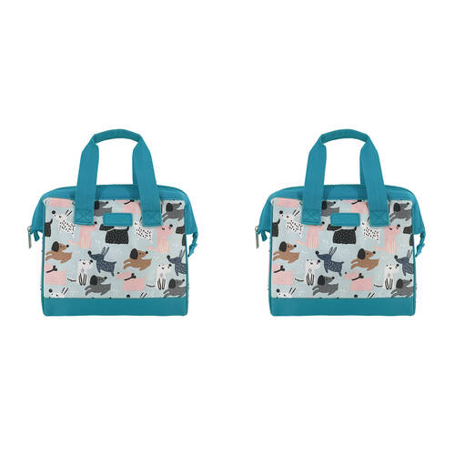 2PK Sachi Style 34 Insulated Leak-Proof Lunch Carry Bag 24x17x22cm Dog Park