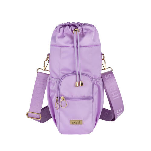 Sachi Deluxe Crossbody Insulated Bottle Bag w/ Adjustable Strap Orchid