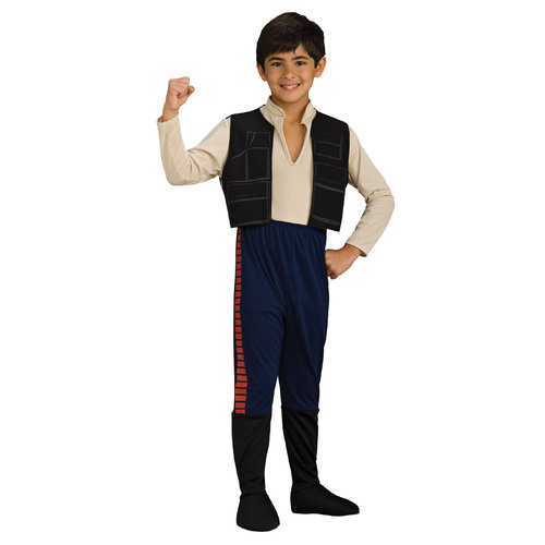 Star Wars Han Solo Deluxe Boys Dress Up Costume |Size S