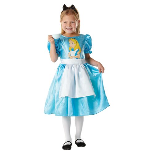 Disney Alice In Wonderland Classic Girls Dress Up Costume - Size L
