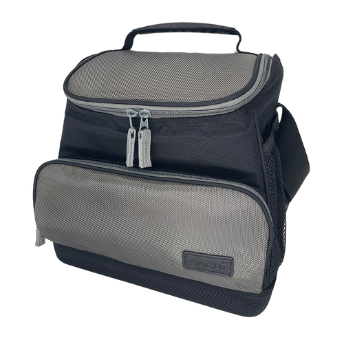 Sachi Rugger Insulated 12L/28cm Cooler Bag Storage - Grey/Black