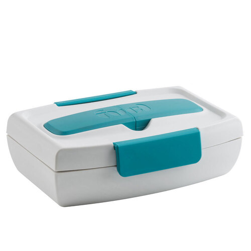 Trudeau Food To go Lunch Box Container w/ Fork and Knife