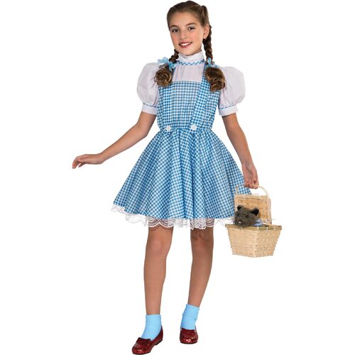 Wizard Of Oz Dorothy Deluxe Child Girls Dress Up Costume - Size S