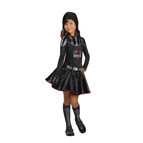 Star Wars Darth Vader Girl Dress Up Costume - Size M