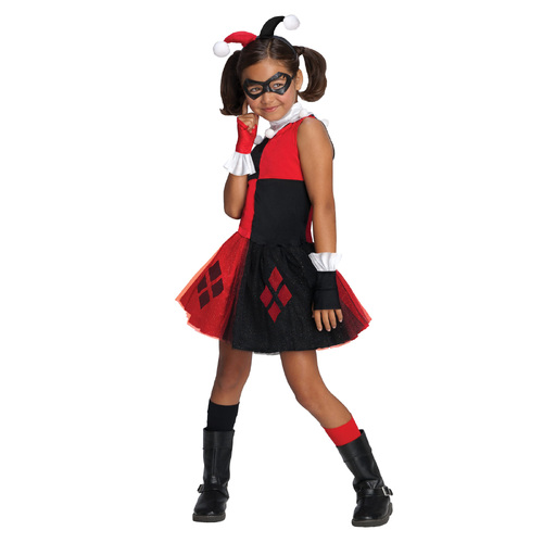 Dc Comics Harley Quinn Deluxe Tutu Girls Dress Up Costume - Size Toddler