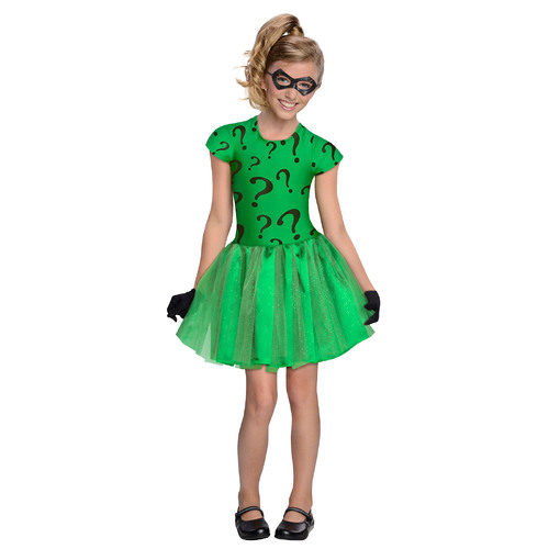 Dc Comics The Riddler Tutu Baby Dress Up Costume - Size Toddler