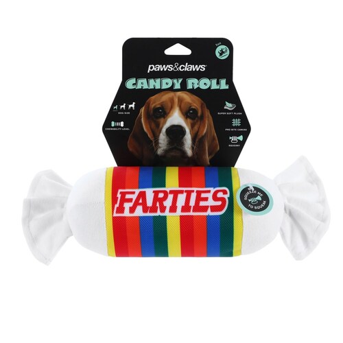 Paws & Claws Candy Roll Oxford Toy Farties 28X11cm
