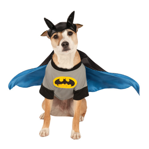 Dc Comics Batman Deluxe Pet Dress Up Costume - Size Xl For Dogs 