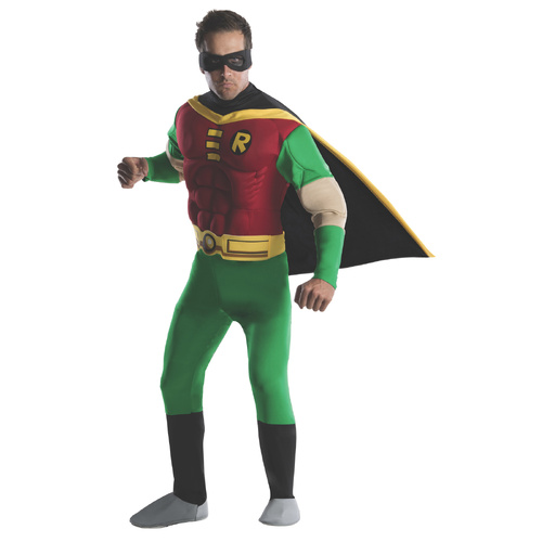 Rubies Robin Deluxe Muscle Chest Mens Dress Up Costume - Size L