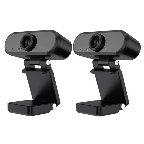 2PK Maxxum Full HD Webcam w/ CMOS Sensor Supports 1920 x 1080 Screens