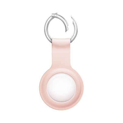 Uniq Lino Apple AirTag Protective Silicone Case/Cover - Pink