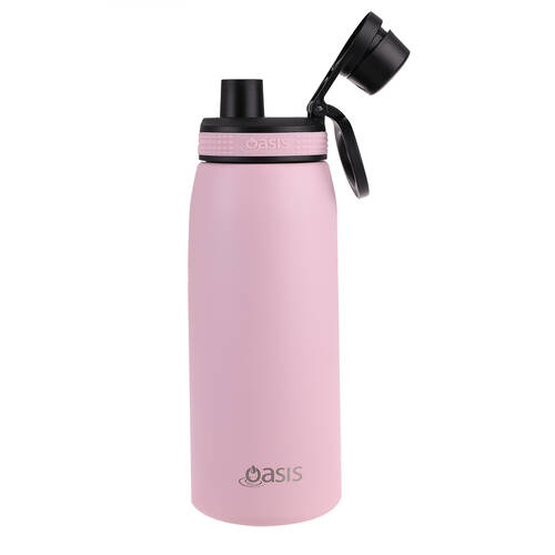 Oasis Stainless Steel Insulated Sports Bottle w/ Screw Cap 780ml Carnation