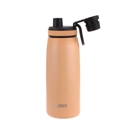 Oasis Stainless Steel Insulated Sports Bottle w/ Screw Cap 780ml Rockmelon