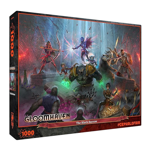 1000pc Cephalofair Games Gloomhaven The Black Barrow Jigsaw Puzzle 67x48cm