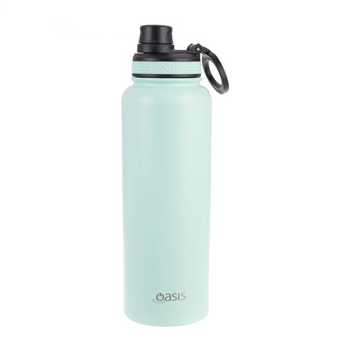Oasis Stainless Steel Insulated Challenger Sports Bottle w/ Cap 1.1L Mint