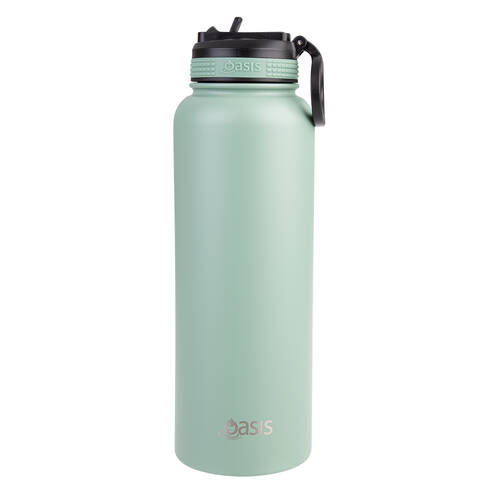 Oasis Stainless Steel Insulated Challenger Sports Bottle 1.1L Sage Green