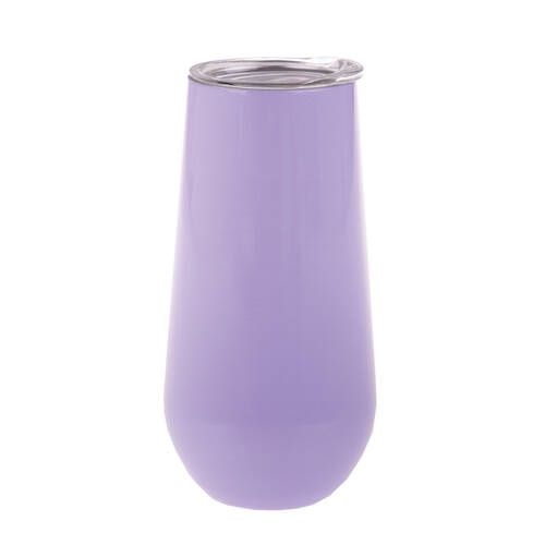 Oasis Stainless Steel Insulated Champagne Flute Double Walled 180ml Lilac