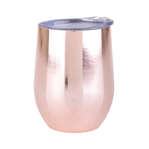 Oasis Stainless Steel Insulated Wine Tumbler Double Walled 330ml Gold