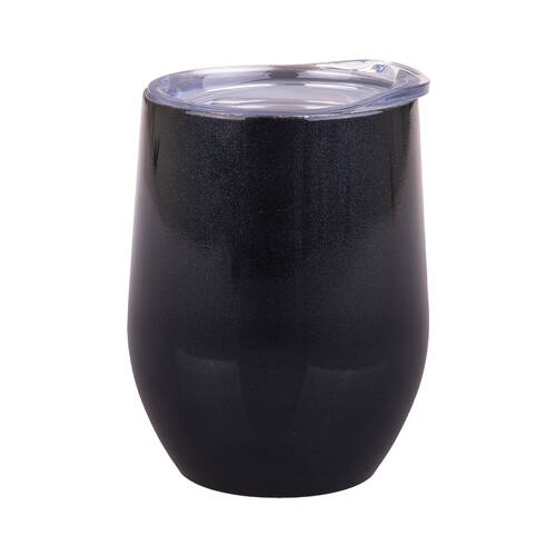 Oasis Stainless Steel Insulated Wine Tumbler Double Walled 330ml Midnight