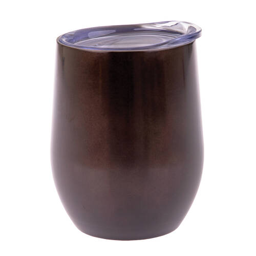 Oasis Stainless Steel Insulated Wine Tumbler Double Walled 330ml Smoke