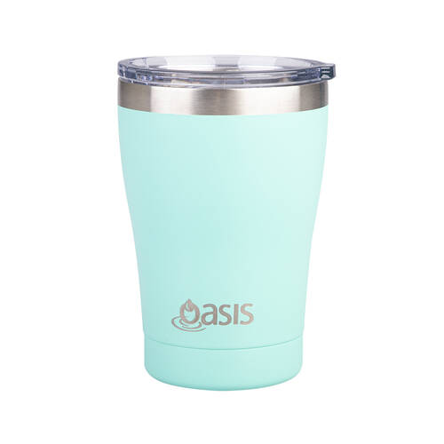 Oasis Stainless Steel Insulated Travel Cup Double Walled 350ml Mint