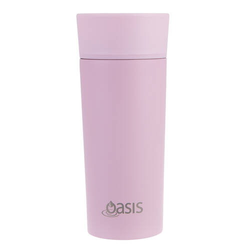 Oasis Stainless Steel Insulated Travel Mug Double Walled 360ml Carnation