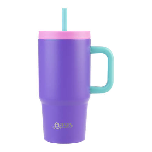 Oasis Stainless Steel Insulated Jnr Commuter Travel Tumbler 700ml Mermaid Purple