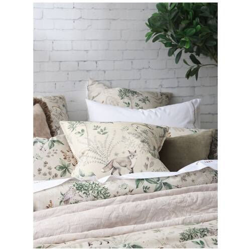 MM Linen Briar Linen/Cotton Blend Whimsical Woodland Decorative Cushion 50x50cm