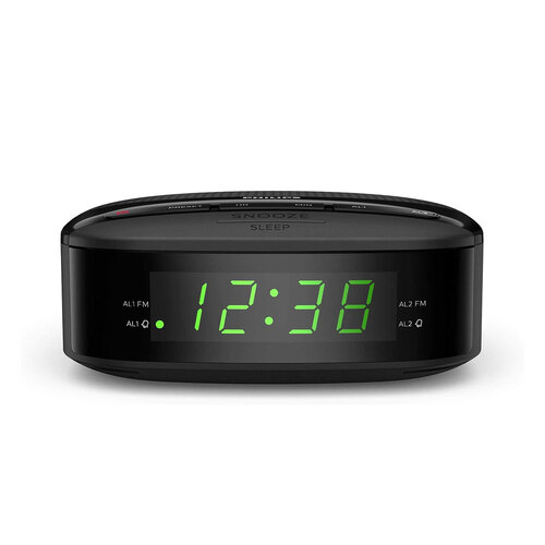 Philips Digital Dual Clock Radio Alarm Multi Functions TAR3205/98