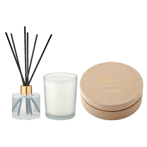 2pc Tempa Luna Vanilla Bean Candle & Diffuser Set