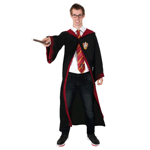 Harry Potter Adult Standard Size Gryffindor Hooded Robe Costume