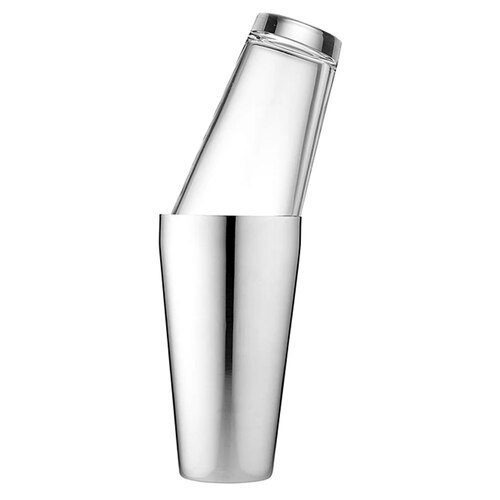 2pc Tempa Aurora Boston Silver Cocktail Shaker 800ml