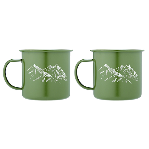 2PK Tempa Atticus Mountain Enamel Mug