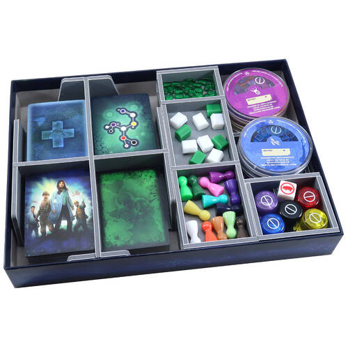 Folded Space Game Box Inserts Organiser For Pandemic RPG
