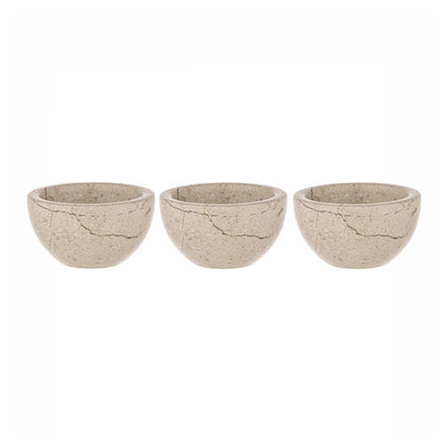 3pc Tempa Emerson Champagne Mini Pinch Bowl