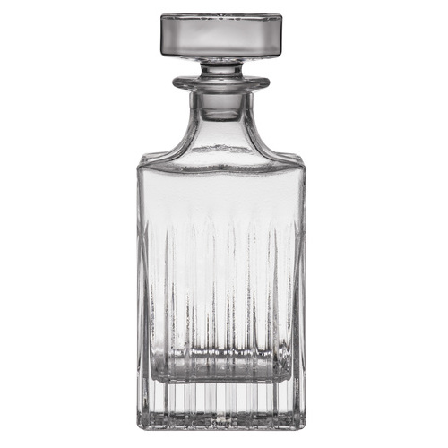 Xavier Crystal 650ml/25cm Whisky Decanter Bottle - Clear