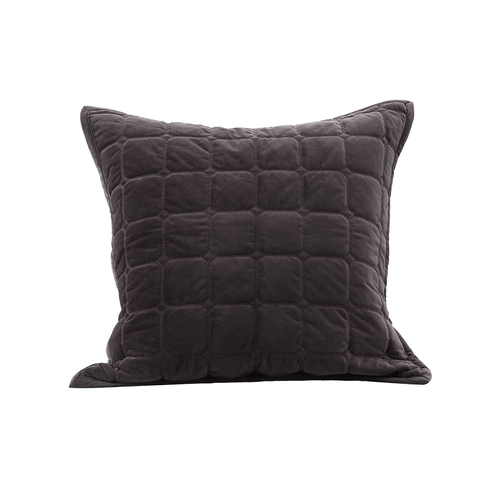 MM Linen Meeka Coffee European Cotton Pillowcase 65x65cm 