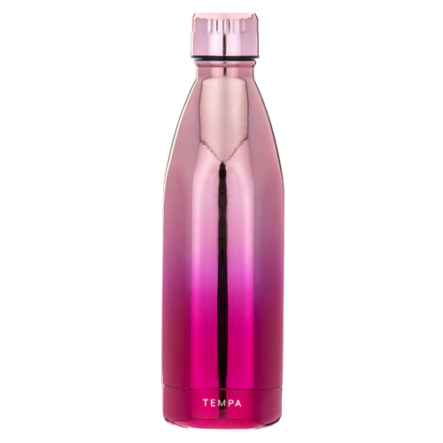 Tempa Asher 500ml Stainless Steel Double Walled Drink Bottle - Pink