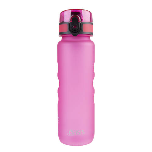 Oasis Tritan Ergonomic Leak-Proof Sports Water Drink Bottle 550ml Pink