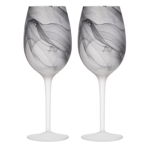 2pc Tempa Skylar Storm Red/White Wine Drinking Glass Set