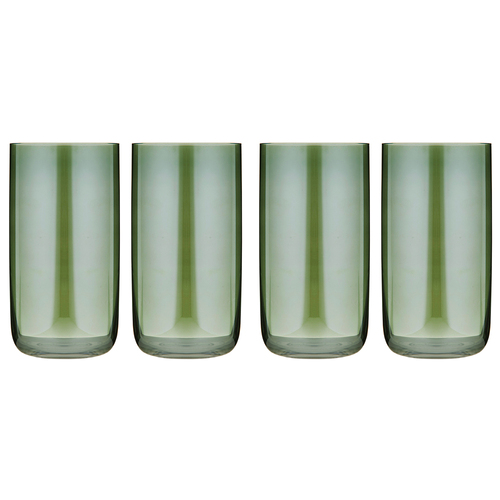 2x 2pc Tempa Verity Highball Tumbler Drinking Glass Set - Fern