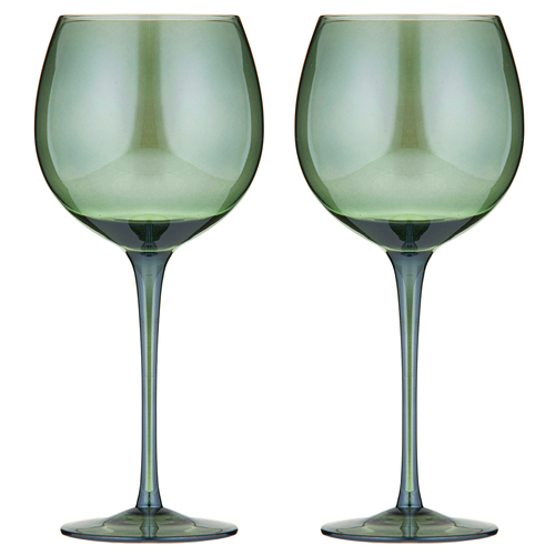 2pc Tempa Verity Gin/Tonic Drinking Crystal Glass Set - Fern